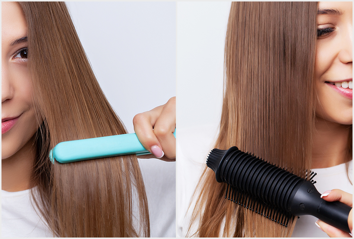 hair straightener or brush which is better