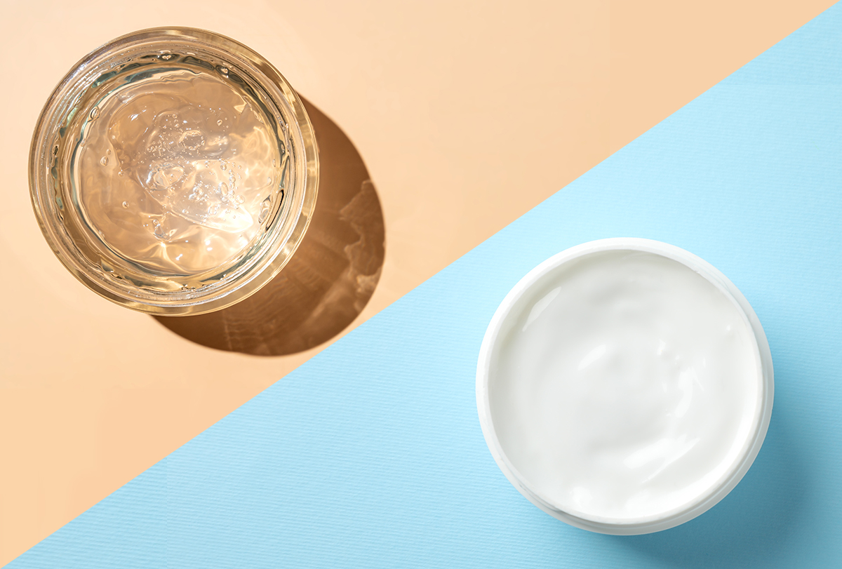gel or cream moisturizer