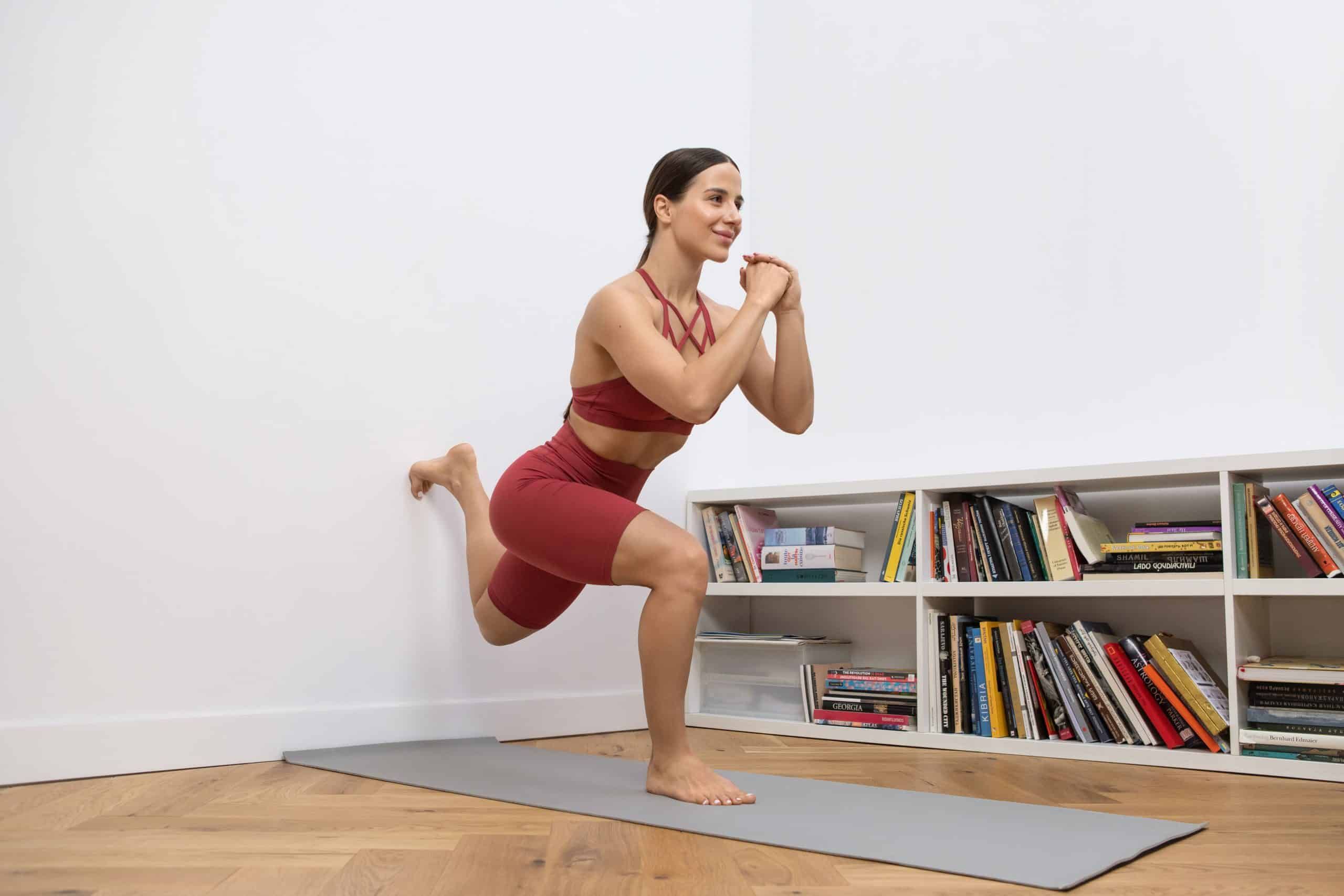 wall pilates exercise